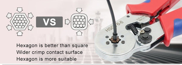 Planet Gates Tubular Terminal Crimping Tools Mini Electrical Pliers HSC8 6-4A/6-4 0.25-10mm² 23-7AWG 6-6 0.25-6mm² High Precision Clamp Sets