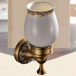 Planet Gates Tumbler Holder Bathroom hardware set Antique Brass Carved Bathroom Products wall mounted brass Bathroom Accessories set shelf towel rack A2D