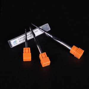 Planet Gates Tungsten Solid Carbide End Mill 4mm 6mm 8mm Ball Nose Tapered End Mills Router Bits CNC Taper Wood Metal Milling Cutter