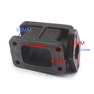 Planet Gates Turbo Collector Adapters T3-T3 Iron Adapters Wastegates Flange Outlet 38 Mm