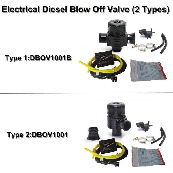 Planet Gates TURBO DIESEL ELECTRONIC BLOW OFF VALVE DUMP VALVE KIT FOR BMW AUDI VW MERCEDES ISUZU EP-DBOV1001B/EP-DBOV1001