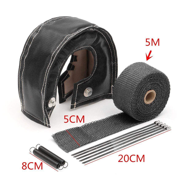 Planet Gates Turbo Heat Shield Turbocharger Blanket Cover for T3 Turbo Housing Turbo Charger T2 T25 T28 GT28 GT30 GT35