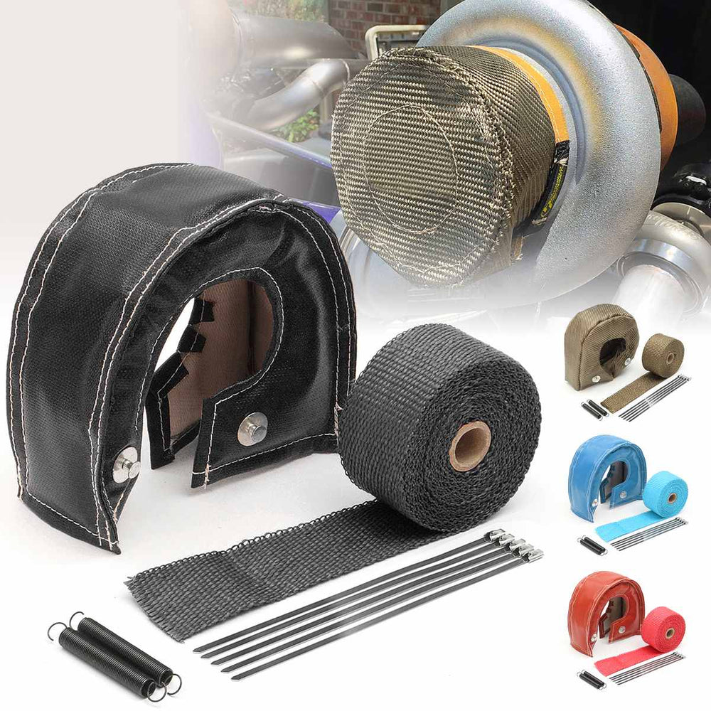 Planet Gates Turbo Heat Shield Turbocharger Blanket Cover for T3 Turbo Housing Turbo Charger T2 T25 T28 GT28 GT30 GT35