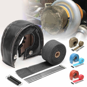 Planet Gates Turbo Heat Shield Turbocharger Blanket Cover for T3 Turbo Housing Turbo Charger T2 T25 T28 GT28 GT30 GT35