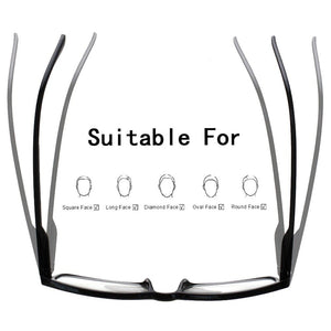 Planet Gates Turezing Classic Spring Hinge  Black Reading Glasses for Men and Women HD Eyeglasses Diopter +0.5+1.0+2.0+3.0+4.0+5.0+6.0