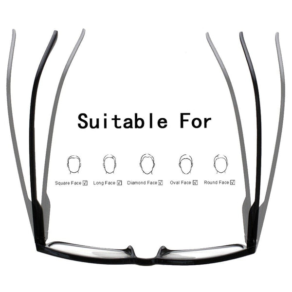 Planet Gates Turezing Classic Spring Hinge  Black Reading Glasses for Men and Women HD Eyeglasses Diopter +0.5+1.0+2.0+3.0+4.0+5.0+6.0