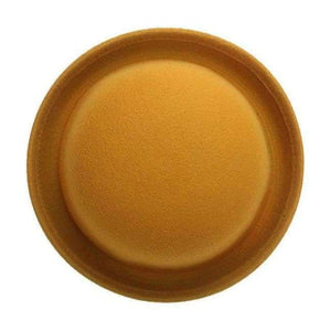 Planet Gates turmeric / m 56 58cm YIFEI  Autumn Winter Women Fedora Hat Classical Cap Chapeau Femme Imitation Wool Cap Women's Hats Cute Solid Black Bowler Hat