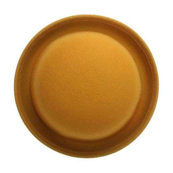 Planet Gates turmeric / m 56 58cm YIFEI  Autumn Winter Women Fedora Hat Classical Cap Chapeau Femme Imitation Wool Cap Women's Hats Cute Solid Black Bowler Hat