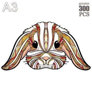 Planet Gates TUZI-02-A3 3D Puzzle Board Game Montessori Educational Wooden Toys Puzzle Animal Jigsaw Puzzles Owl for Adult Kids Wooden Toy Gift