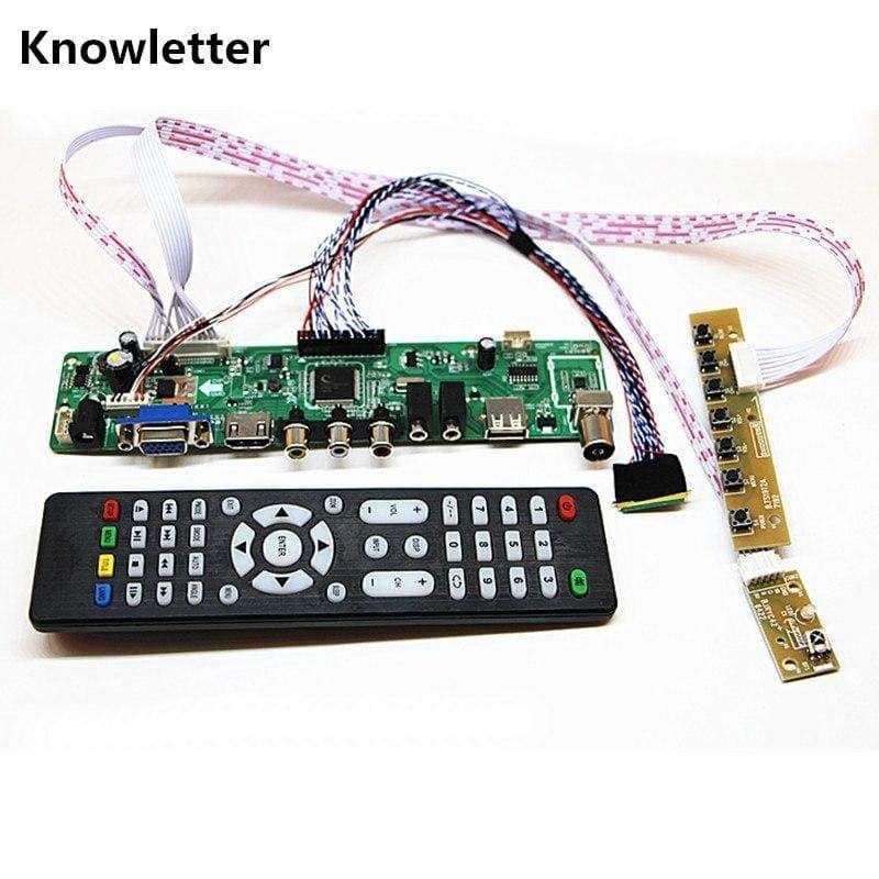Planet Gates TV+HDMI+VGA+AV+USB+AUDIO LCD Controller Board Work for 17.3" N173FGE-L21 1600*900 40needle laptop LCD controller board DIY kits