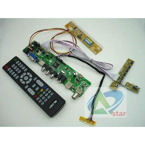 Planet Gates TV+HDMI+VGA+AV+USB+AUDIO TV  15.6"  CLAA156WA01A B156XW01 V.2 LP156WH1-TLA3 TL1366*768 LCD controller board DIY kits