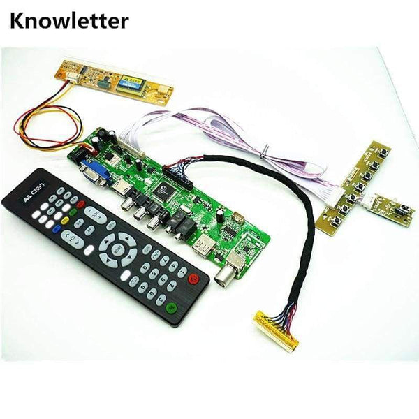 Planet Gates TV+HDMI+VGA+AV+USB+AUDIO TV controlador LCD kit 17"  B170PW03 B170PW06 N170C2-L02 1440 * 900 LCD controller board DIY kits