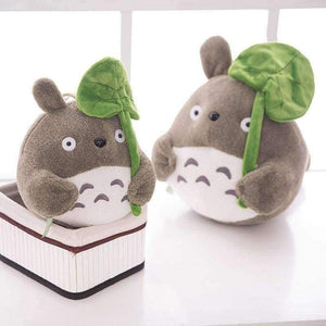 Planet Gates TV Movie Character 20cm Lovely Plush Toy My Neighbor Totoro Plush Toy Cute Soft Doll Totoro with Lotus Leaf Kids Toys Cat Gift