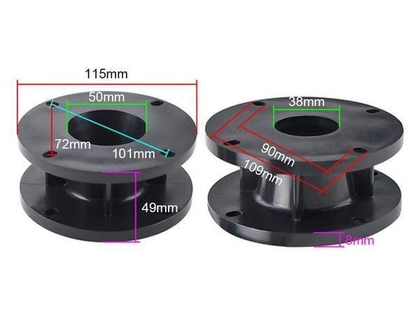 Planet Gates Tweeter Horn Converter Head For 50mm turn 38mm throat Treble Audio Accessories 2pcs