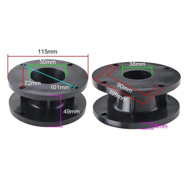 Planet Gates Tweeter Horn Converter Head For 50mm turn 38mm throat Treble Audio Accessories 2pcs