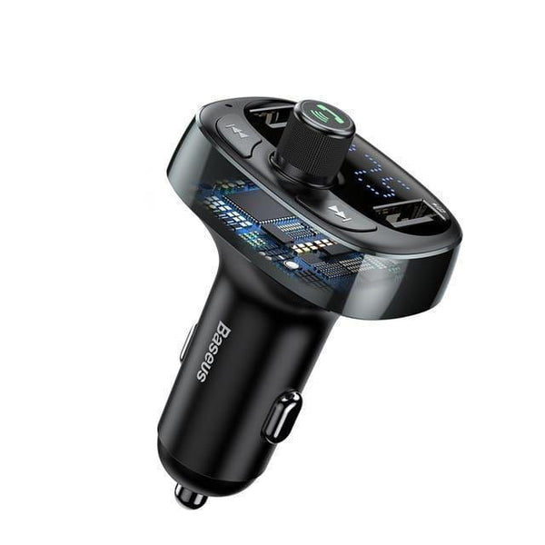 Planet Gates Twilight Car Charger FM Transmitter Aux Modulator Bluetooth Handsfree Car Audio MP3 Player 3.4A Fast Dual USB Mobile Phone Charger
