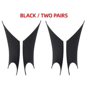Planet Gates Two Pairs Black Car Interior Door Panel Grab Handle Covers Armrest Protective Trim Car Styling for BMW 3 4 Series 2012-2018 F30 F35 Carbon Fiber