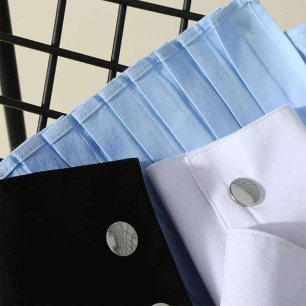 Planet Gates TWOTWINSTYLE Fashion Pleated Gloves Women Flared Cuffs All-match Basic Clothes Accessories 2018 New