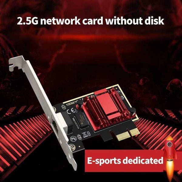 Planet Gates TXA092 PCIE Card 2.5Gbps Gigabit Network Card 10/100/1000Mbps RTL8125b RJ45 Ethernet Network Card PCI-E Network Adapter