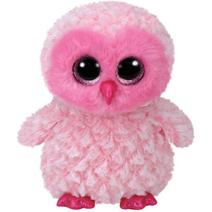 Ty Twiggy the Pink Owl Plush Animal Toys Stuffed Gift For Girl 15cm (Twiggy the Owl 15cm)
