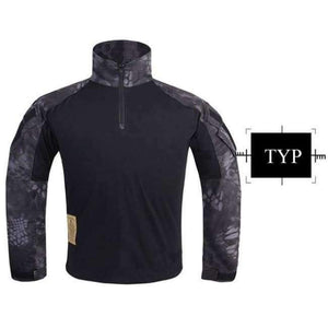 Planet Gates TYP / S Multicam Combat Shirt Hunting Clothes G3 BDU Airsoft Tactical emerson Army Military Wargame Multicam Black Shirt