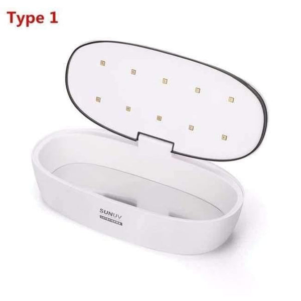 Planet Gates Type 1 10 Lamp bead EU Plug Beauty Sets UV Disinfection Device Sterilizer Box LED Sterilize Nail Art Makeup Brush Cleaning Cosmetic Kit Tools