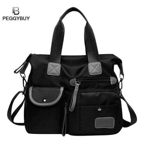 Planet Gates Type 1 Black / (30cm<Max Length<50cm) Women Waterproof Handbag Nylon Tote Travel Messenger Crossbody Bags For Women Bolsa Feminina Top-Handle Shoulder Bag
