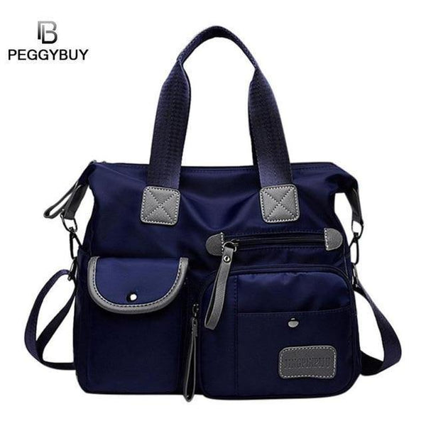Planet Gates Type 1 Dark Blue / (30cm<Max Length<50cm) Women Waterproof Handbag Nylon Tote Travel Messenger Crossbody Bags For Women Bolsa Feminina Top-Handle Shoulder Bag