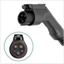 Planet Gates Type 1 EV Car Charger Electric Vehicle Charging Station SAE J1772 32A 1 Phase Plug 7.68KW EVSE Wallbox Level 2 for Tesla EV Cars