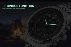 Planet Gates Type 1 Men Watch Stainless Steel Quartz Watches Men Top Brand Luxury Clock Men Relogio Masculino Erkek Kol Saati