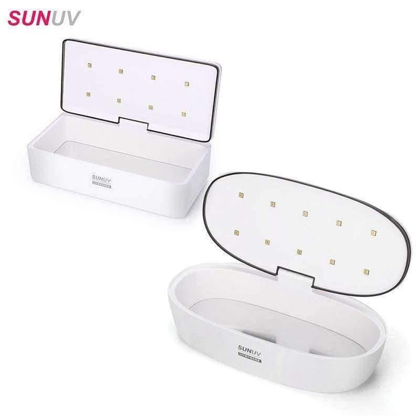 Planet Gates Type 2 8 Lamp bead EU Plug Beauty Sets UV Disinfection Device Sterilizer Box LED Sterilize Nail Art Makeup Brush Cleaning Cosmetic Kit Tools