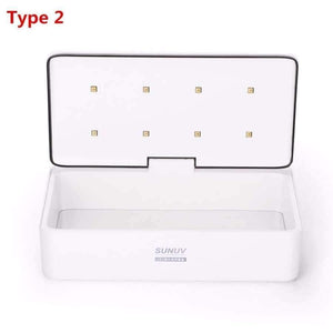 Planet Gates Type 2 8 Lamp bead EU Plug Beauty Sets UV Disinfection Device Sterilizer Box LED Sterilize Nail Art Makeup Brush Cleaning Cosmetic Kit Tools