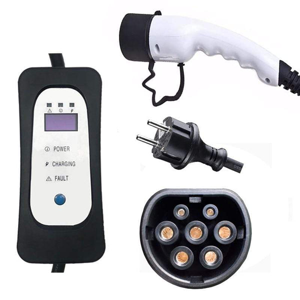 Planet Gates Type 2 Mennekes EV charger schuko plug EVSE Charging 5 Meters home use ev charging cable for electric car