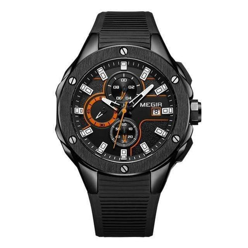 Planet Gates Type 3 Men Sport Watch Chronograph Silicone Strap Quartz Army Military Watches Clock Men Top Brand Luxury Male Relogio Masculino