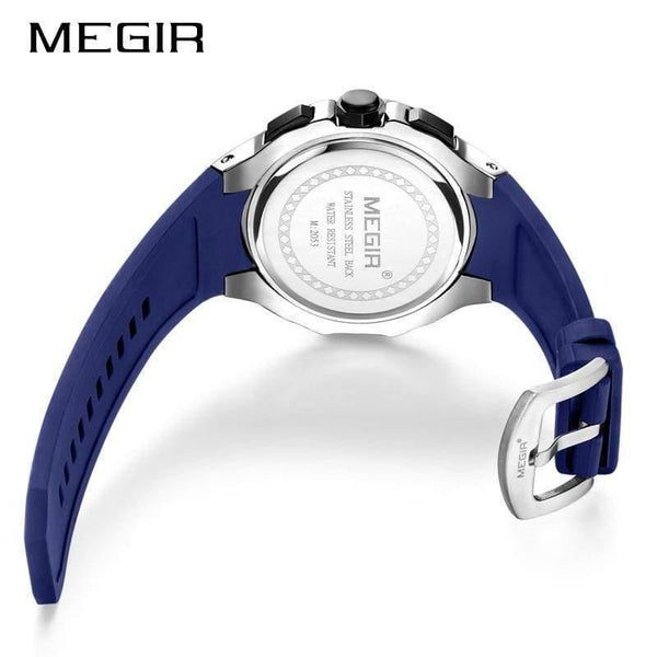 Planet Gates Type 3 Men Sport Watch Chronograph Silicone Strap Quartz Army Military Watches Clock Men Top Brand Luxury Male Relogio Masculino