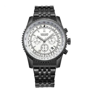 Planet Gates Type 4 Men Watch Stainless Steel Quartz Watches Men Top Brand Luxury Clock Men Relogio Masculino Erkek Kol Saati