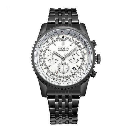 Planet Gates Type 4 Men Watch Stainless Steel Quartz Watches Men Top Brand Luxury Clock Men Relogio Masculino Erkek Kol Saati