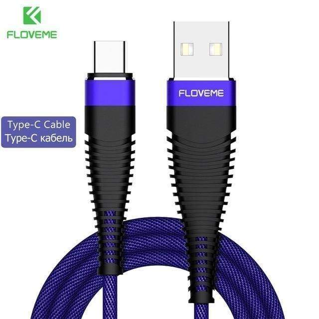 Planet Gates FLOVEME USB Type C Cable For Samsung Galaxy S9 S8 Plus Note 8 Hi-Tensile USB C Cable For Nokia 8 7 Plus P10 Phone Charger Cabo