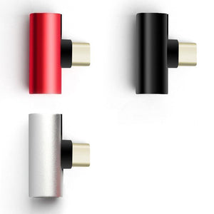 Planet Gates Type C To 3.5MM Adapter Mobile Phone Earphone Audio Adpater For Xiaomi For Android USB-C Headphones Splitter Converter Adapters
