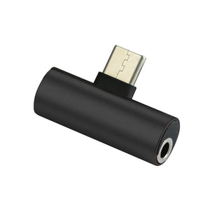 Planet Gates Type C To 3.5MM Adapter Mobile Phone Earphone Audio Adpater For Xiaomi For Android USB-C Headphones Splitter Converter Adapters