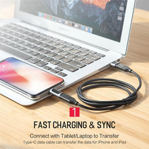Planet Gates Type-c to Lighting ROCK Phone Adapter Type-c Micro to Charging for iPhone 6 7 8 X Charger Adapter 2.4A Fast Charging Cable Adapter for iPad iPod