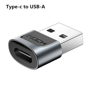 Planet Gates Type-c to USB-A ROCK Micro USB Adapter USB-C 3.1 OTG Converter Type-c Switch for Android  Smartphone Charger Data Connector