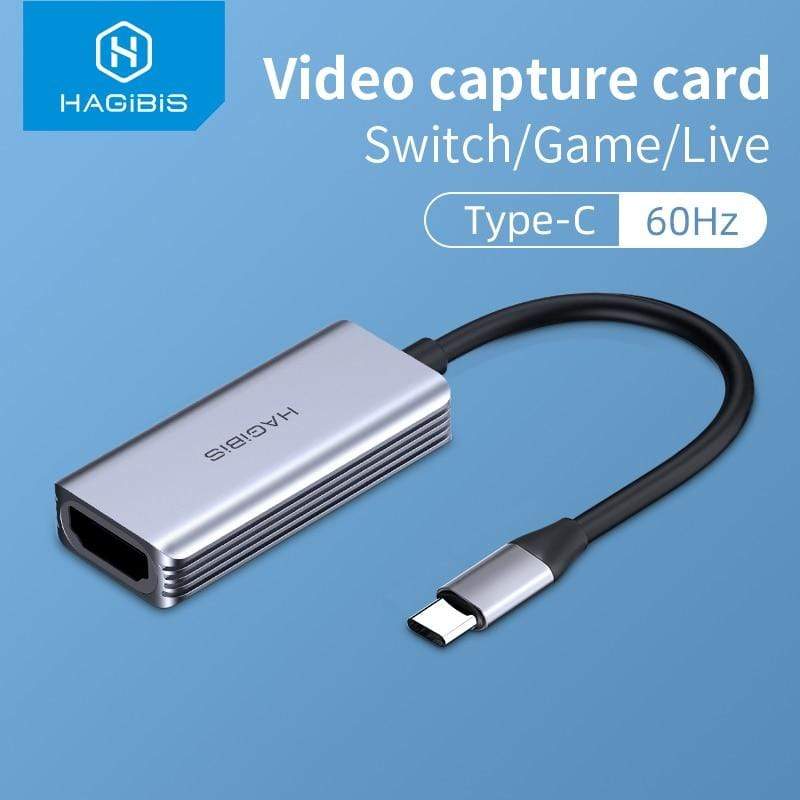 Planet Gates Type-C Video Capture Card HDMI-compatible to USB 1080P HD Game Record for PS4/5 Switch Live Streaming Broadcast Camera