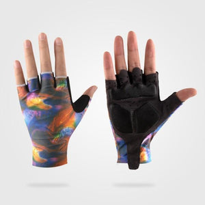 Planet Gates type1 / XL Cycling Gloves Half Finger Men Women Bike Anti-slip Outdoor Gloves Summer Bike Gloves Road Breathable Shockproof Bicycle Gloves