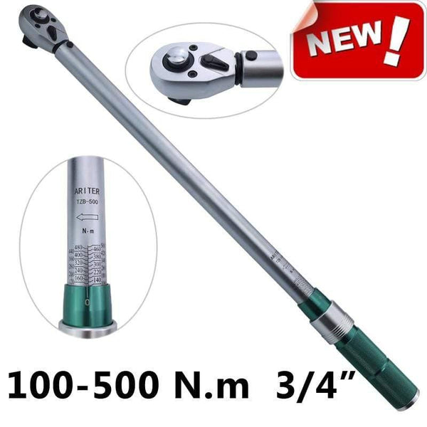 Torque Wrench 0.5-500N.m 1/4 3/8 1/2 Square Drive High-accuracy Car Bike Repair Hand Tools Spanner Torque Key