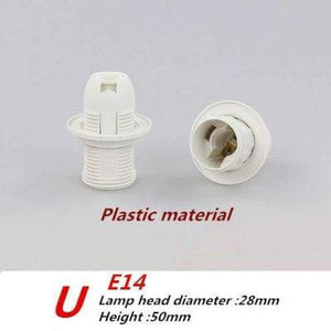Planet Gates U / E14 Led Bulb E14 socket ceramic plastic Lamp Bases holder  lantern chandelier lamp holder lighting accessories