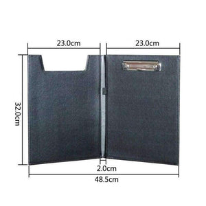 Planet Gates U Shape A4 Office School Supplies Notebooks Writing Pads Clipboard PU Leather Business Financial School Plastic With Pen Place