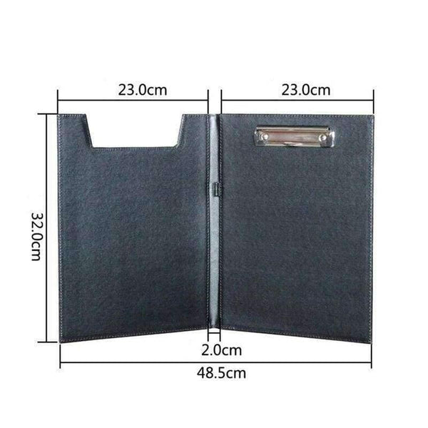 Planet Gates U Shape A4 Office School Supplies Notebooks Writing Pads Clipboard PU Leather Business Financial School Plastic With Pen Place