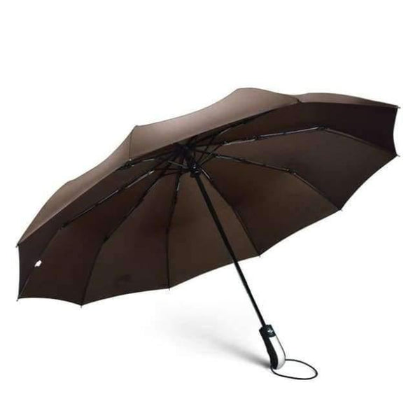 Planet Gates UBY10 Coffee / China Men Business Automatic Umbrella Female Windproof Stainless Steel Umbrellas Rain Women Folding Summer Umbrella UBY03