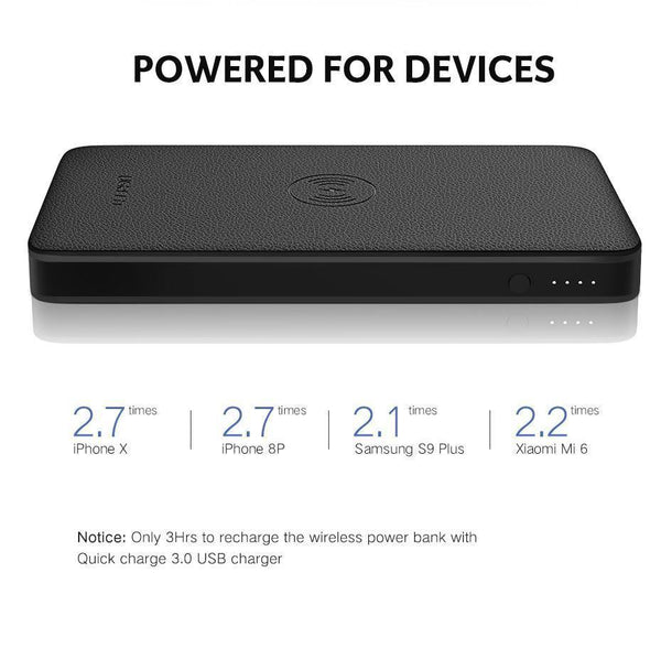 Planet Gates Ugreen 10000mAh Qi Wireless Charger Power Bank 18W USB PD Powerbank For iPhone X 8 Macbook Samsung S9 External Battery Poverbank
